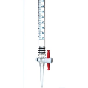 Acrylic Burette with Blue Graduations